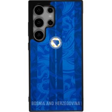Samsung Galaxy S25 Ultra Case Hülle - Silikon schwarz Bosnien und Herzegowina 2026 personalisierbares Fussballtrikot
