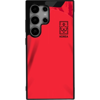 Samsung Galaxy S25 Ultra Case Hülle - Silikon schwarz Südkorea 2022 personalisierbares Fussballtrikot