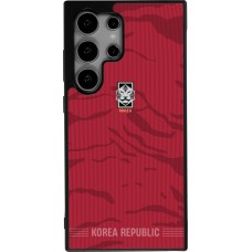 Samsung Galaxy S25 Ultra Case Hülle - Silikon schwarz Südkorea 2026 personalisierbares Fussballtrikot