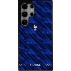 Samsung Galaxy S25 Ultra Case Hülle - Silikon schwarz Frankreich 2026 personalisierbares Fussballtrikot