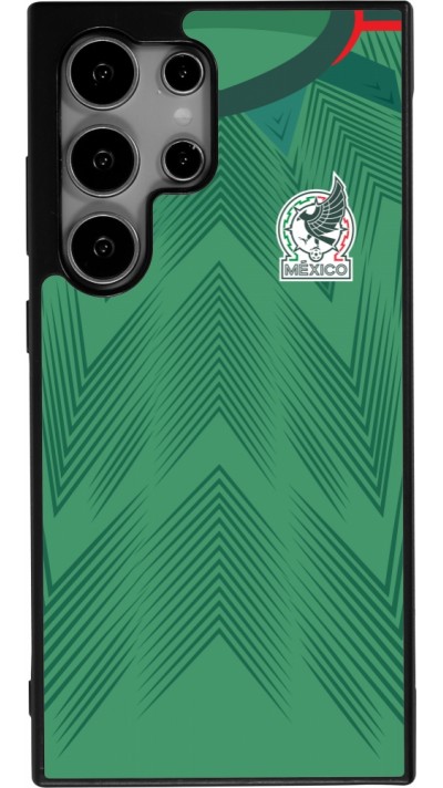 Samsung Galaxy S25 Ultra Case Hülle - Silikon schwarz Mexiko 2022 personalisierbares Fussballtrikot