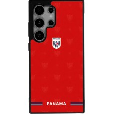 Samsung Galaxy S25 Ultra Case Hülle - Silikon schwarz Panama 2026 personalisierbares Fussballtrikot