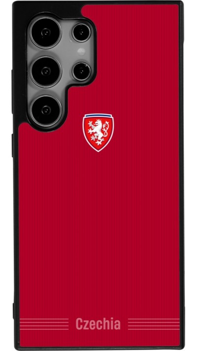 Samsung Galaxy S25 Ultra Case Hülle - Silikon schwarz Tschechische Republik 2026 personalisierbares Fussballtrikot