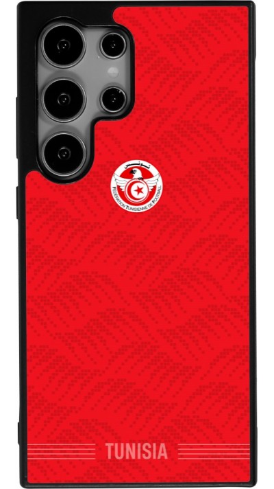 Samsung Galaxy S25 Ultra Case Hülle - Silikon schwarz Tunesien 2026 personalisierbares Fussballtrikot