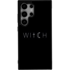 Samsung Galaxy S25 Ultra Case Hülle - Silikon schwarz Halloween 22 witch word