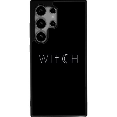 Samsung Galaxy S25 Ultra Case Hülle - Silikon schwarz Halloween 22 witch word