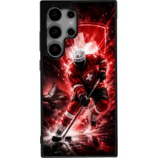 Samsung Galaxy S25 Ultra Case Hülle - Silikon schwarz Hockey World Championship Player