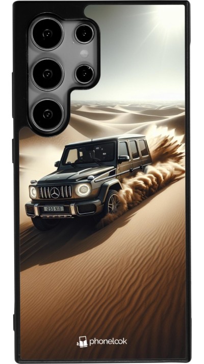 Samsung Galaxy S25 Ultra Case Hülle - Silikon schwarz Mercedes G Drift Wueste