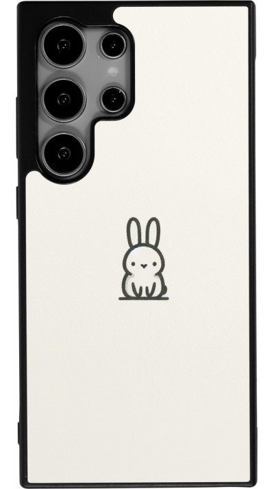 Samsung Galaxy S25 Ultra Case Hülle - Silikon schwarz Minimal Häschen Süße