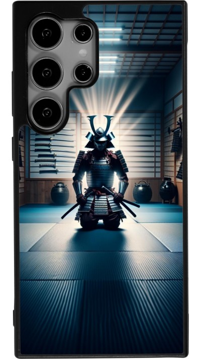 Samsung Galaxy S25 Ultra Case Hülle - Silikon schwarz Samurai im Gebet