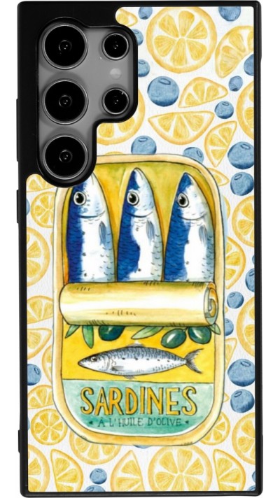 Samsung Galaxy S25 Ultra Case Hülle - Silikon schwarz Sardines in oil 2026