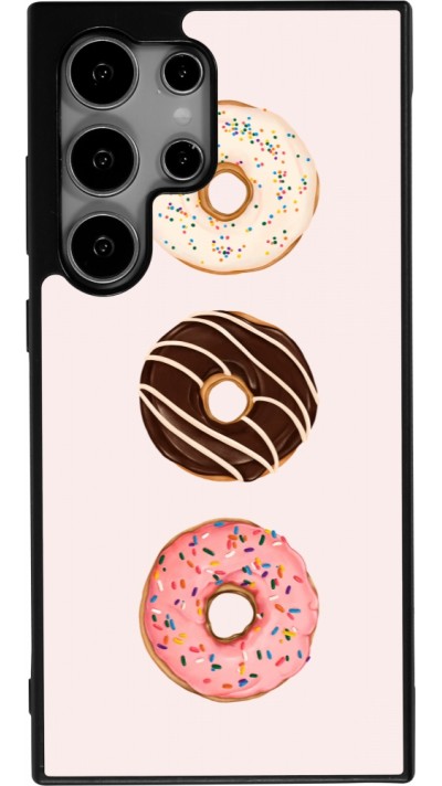 Samsung Galaxy S25 Ultra Case Hülle - Silikon schwarz Spring 23 donuts
