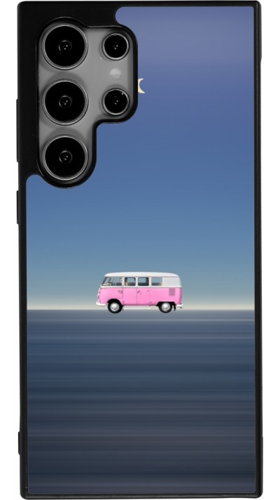 Samsung Galaxy S25 Ultra Case Hülle - Silikon schwarz Spring 23 pink bus