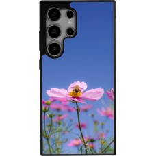 Samsung Galaxy S25 Ultra Case Hülle - Silikon schwarz Bee on a flower 2026