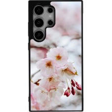 Samsung Galaxy S25 Ultra Case Hülle - Silikon schwarz Cherry tree 2026