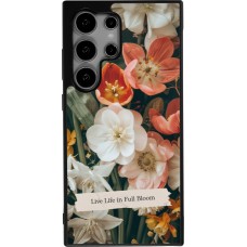 Samsung Galaxy S25 Ultra Case Hülle - Silikon schwarz Full Bloom 2026