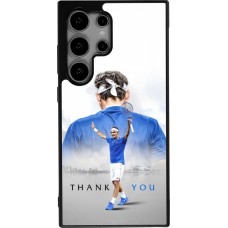 Samsung Galaxy S25 Ultra Case Hülle - Silikon schwarz Thank you Roger