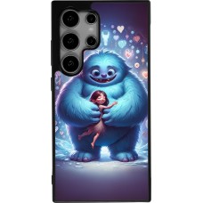 Samsung Galaxy S25 Ultra Case Hülle - Silikon schwarz Valentin 2024 Flauschige Liebe