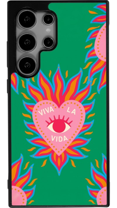 Samsung Galaxy S25 Ultra Case Hülle - Silikon schwarz Viva la vida 2026