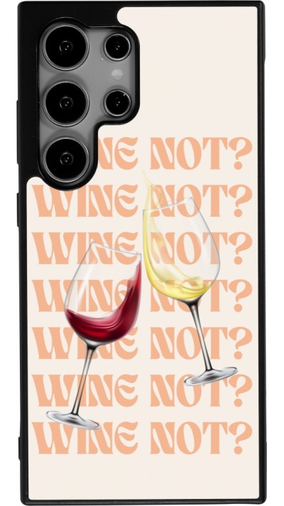 Samsung Galaxy S25 Ultra Case Hülle - Silikon schwarz Wine not
