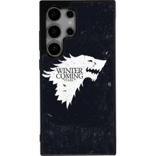 Samsung Galaxy S25 Ultra Case Hülle - Silikon schwarz Winter is coming Stark