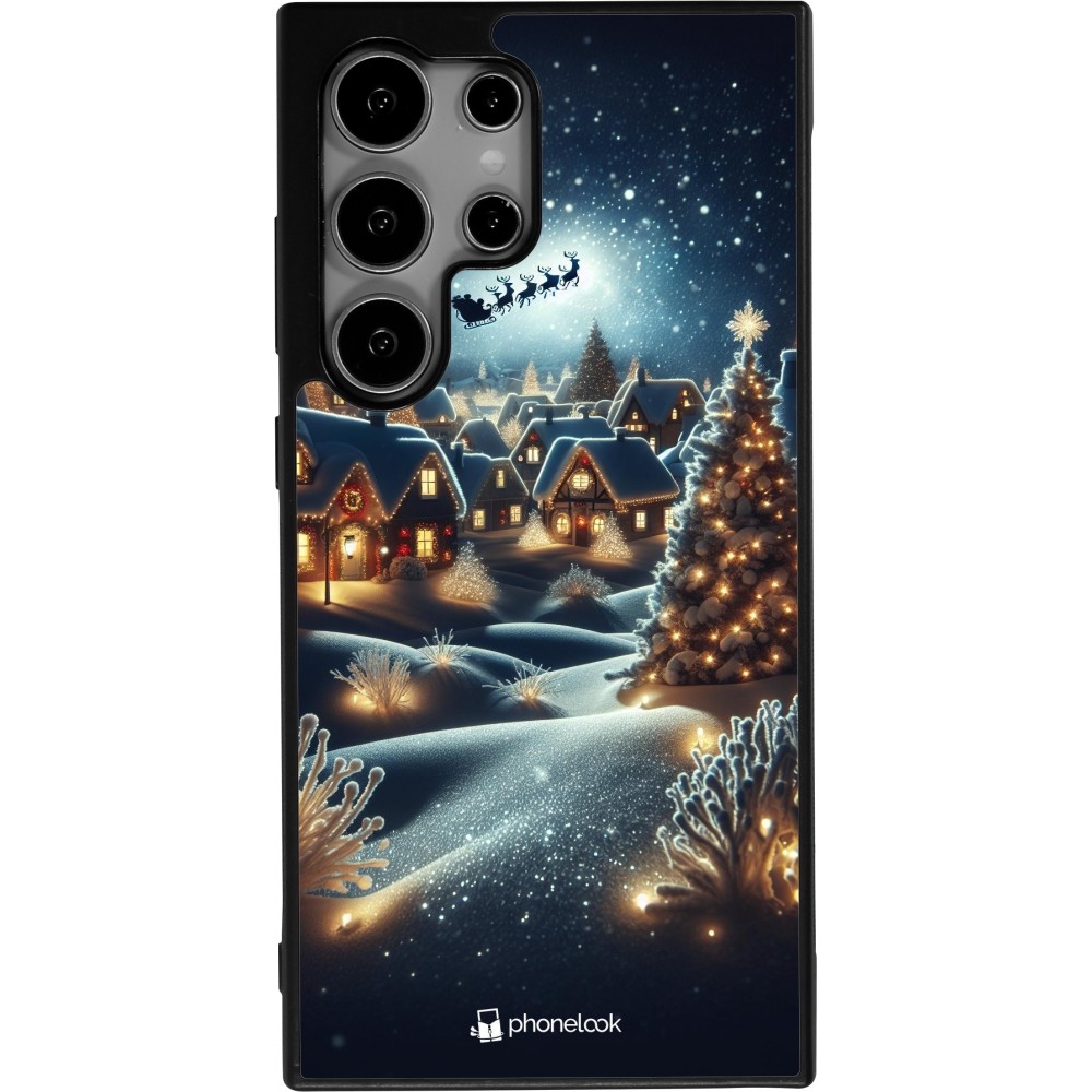 Samsung Galaxy S25 Ultra Case Hülle - Silikon schwarz Weihnachten 2023 Weihnachten steht vor der Tür