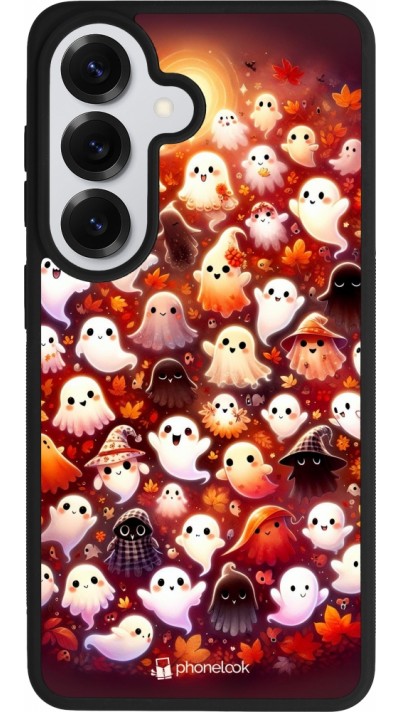 Coque Samsung Galaxy S26 - Silicone rigide noir Fantômes automne mignons