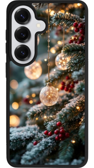 Samsung Galaxy S26 Case Hülle - Silikon schwarz Christmas 25 Xmas Decorated Tree