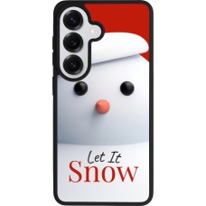 Samsung Galaxy S26 Case Hülle - Silikon schwarz Christmas 25 Xmas Snowman