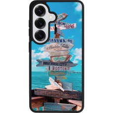 Samsung Galaxy S26 Case Hülle - Silikon schwarz Cool Cities Directions