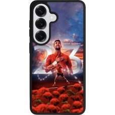 Samsung Galaxy S26 Case Hülle - Silikon schwarz Djokovic 23 Grand Slam
