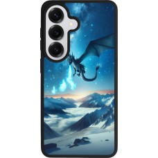 Samsung Galaxy S26 Case Hülle - Silikon schwarz Drache nächtliche Berg