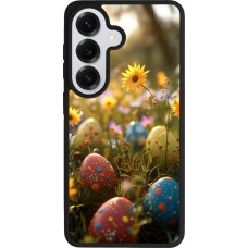 Samsung Galaxy S26 Case Hülle - Silikon schwarz Easter 2026 Decorated eggs