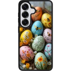 Samsung Galaxy S26 Case Hülle - Silikon schwarz Easter 2026 Eggs with bees