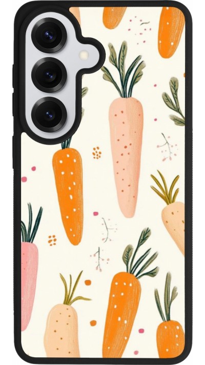 Samsung Galaxy S26 Case Hülle - Silikon schwarz Easter 2026 Illustration carrots