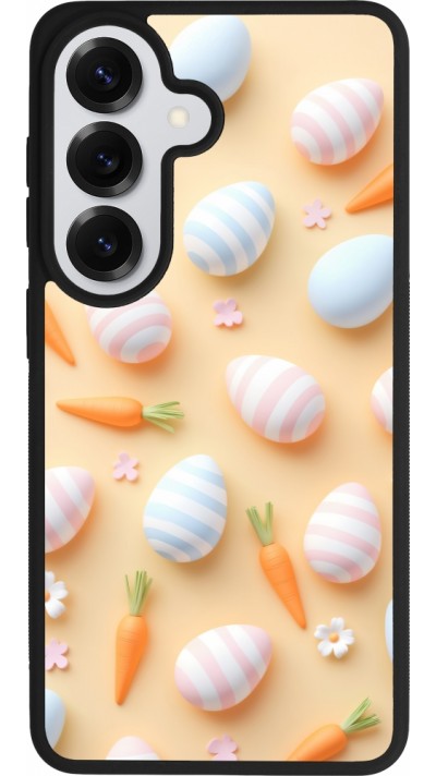 Samsung Galaxy S26 Case Hülle - Silikon schwarz Easter 2026 Pattern Easter