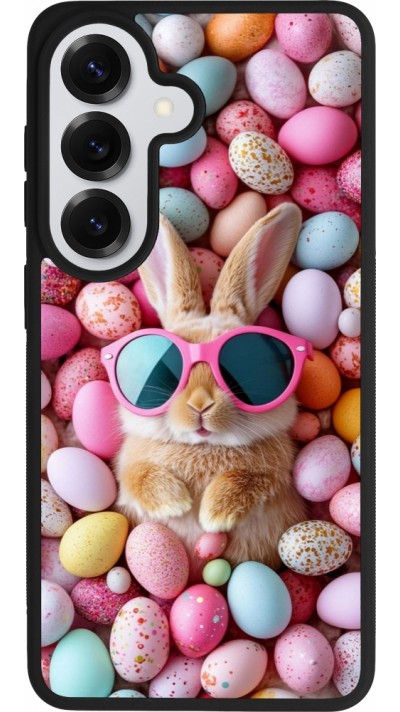 Samsung Galaxy S26 Case Hülle - Silikon schwarz Easter 2026 Rabbit fun