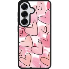 Samsung Galaxy S26 Case Hülle - Silikon schwarz Easter 2023 pink hearts
