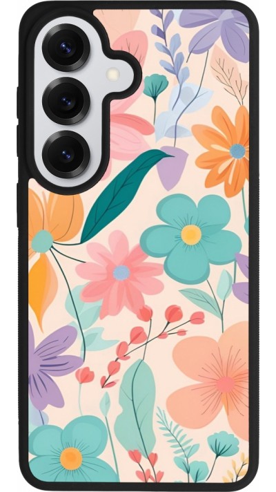 Coque Samsung Galaxy S26 - Silicone rigide noir Easter 2024 spring flowers