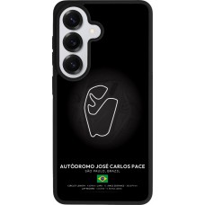 Coque Samsung Galaxy S26 - Silicone rigide noir F1 Track 2025 Brazil
