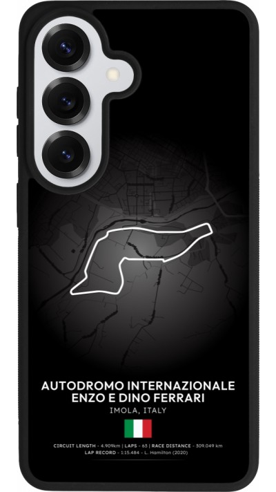 Coque Samsung Galaxy S26 - Silicone rigide noir F1 Track 2025 Emilia-Rogmana