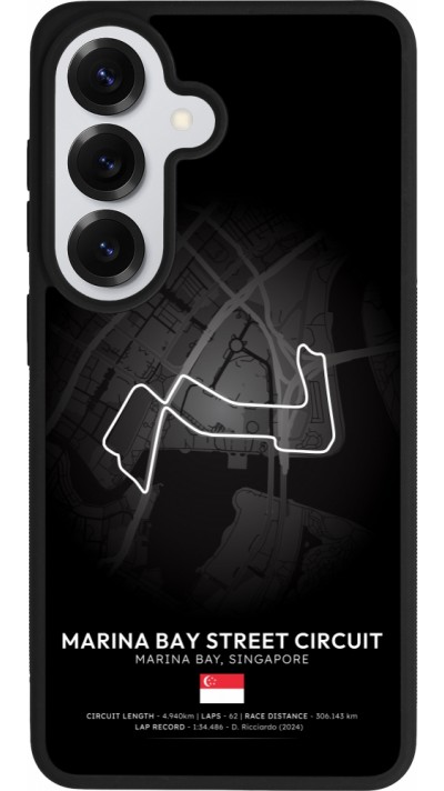 Coque Samsung Galaxy S26 - Silicone rigide noir F1 Track 2025 Singapore