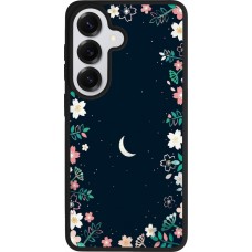Samsung Galaxy S26 Case Hülle - Silikon schwarz Flowers space