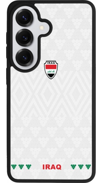 Coque Samsung Galaxy S26 - Silicone rigide noir Maillot de football Irak 2026 personnalisable
