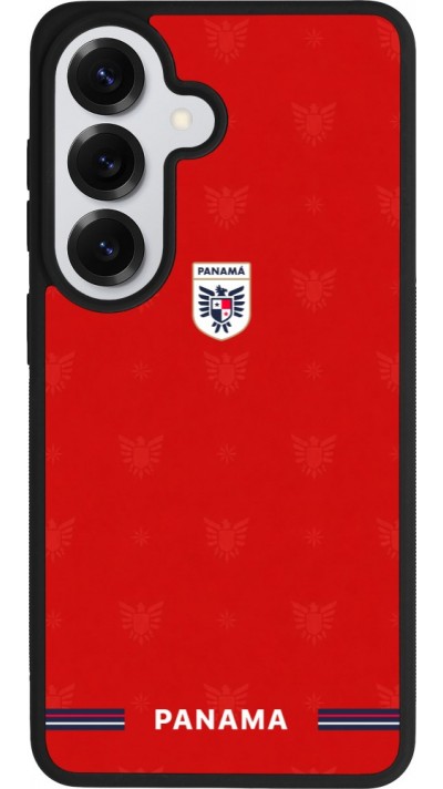 Coque Samsung Galaxy S26 - Silicone rigide noir Maillot de football Panama 2026 personnalisable