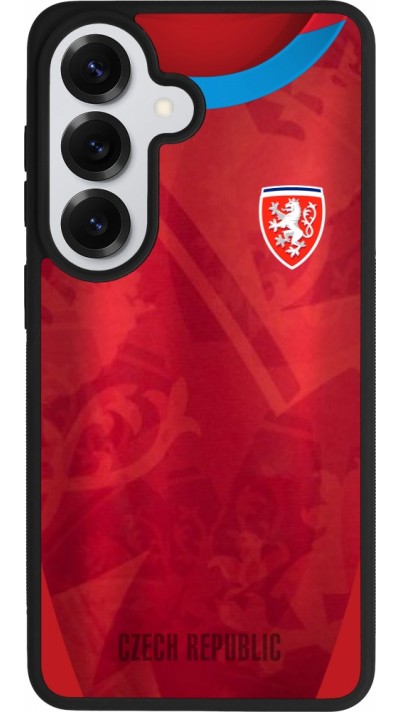Samsung Galaxy S26 Case Hülle - Silikon schwarz Tschechische Republik personalisierbares Fussballtrikot