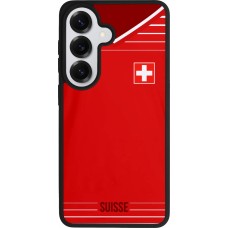 Coque Samsung Galaxy S26 - Silicone rigide noir Football shirt Switzerland 2022