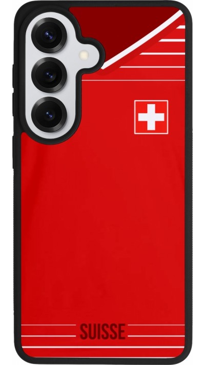 Coque Samsung Galaxy S26 - Silicone rigide noir Football shirt Switzerland 2022