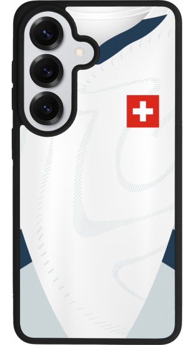 Samsung Galaxy S26 Case Hülle - Silikon schwarz Schweiz Away personalisierbares Fussballtrikot