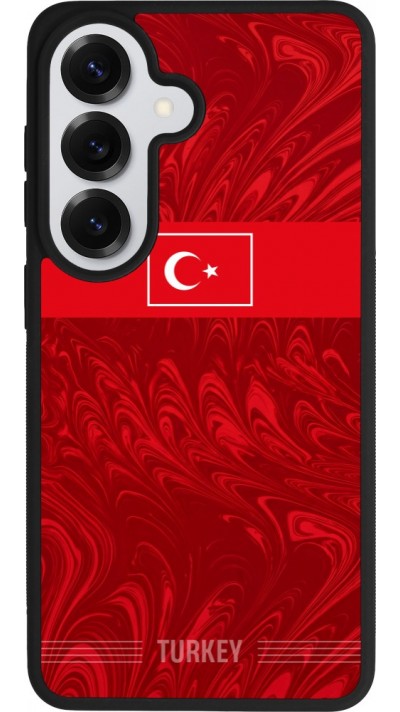 Coque Samsung Galaxy S26 - Silicone rigide noir Maillot de football Turquie 2026 personnalisable